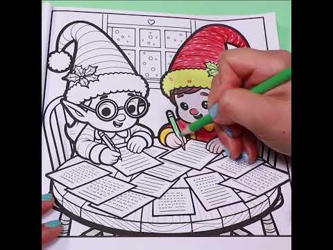 The Elf - Christmas Coloring Page For Kids | Lily Grace Coloring Book | Coloring Fun for Kids