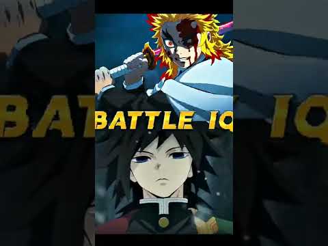 Rengoku vs Giyu with Demon slayer mark hashira vs hashira #anime