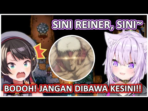 Keadaan Langsung Kacau, Ketika OKAYU Membawa Shrooman Brute Kedalam Base | (Hololive Clips)