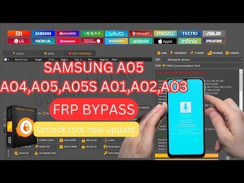 Samsung A05 (A055F) FRP Bypass Android 14 | All Samsung FRP Unlock Download Mode UnlockTool |