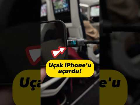 Uçak iPhone'u kaç dakikada şarj etti?