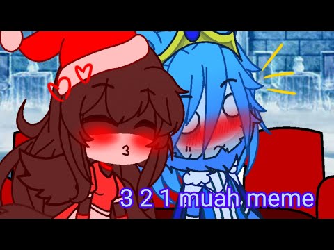 3 2 1 muah meme[piggy Christmas][frostpiggy x primrose][gacha club]