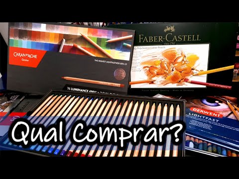 Qual Lápis de Cor PROFISSIONAL comprar? [Guia para comprar seus primeiros lápis]