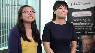 Ruth & Frislyn, NTUC LearningHub John Kotter Change Leadership & Management Keynote Seminar 2018