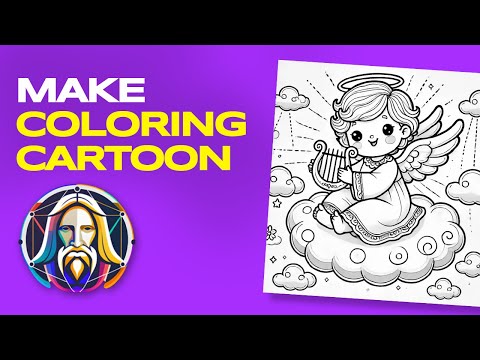 Leonardo Ai Image to Coloring Cartoon