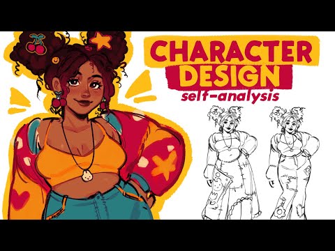 ♡ draw with me! making an OC // process and analysis