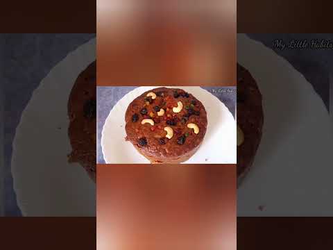 #shorts || Christmas special plum cake recipe without oven