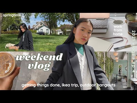 weekend vlog: getting things done, ikea trip, outdoor hangouts | vancouver vlog