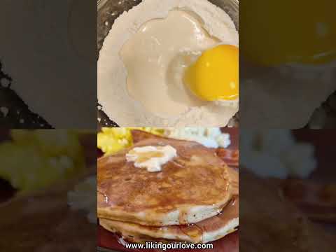 Easy Homemade Pancakes #shorts #pancake