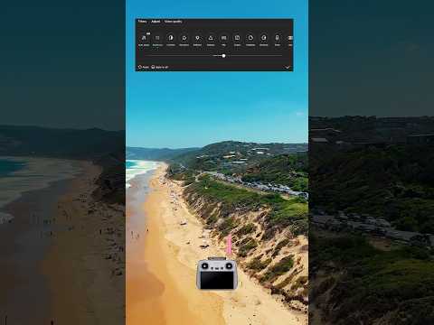 Must try this Capcut colourgrading for beach shot #djiair3 #beachshorts #djidrone #capcuttutorial