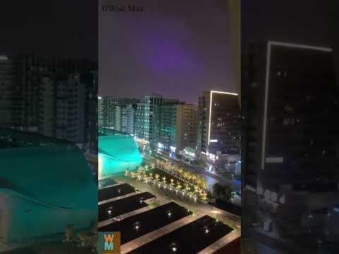 Clouds Aurora in Dubai #dubai #clouds #aurora #youtubeshorts