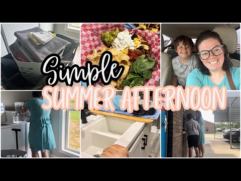 Simple Summer Afternoon In The Life || Everyday Homemaking