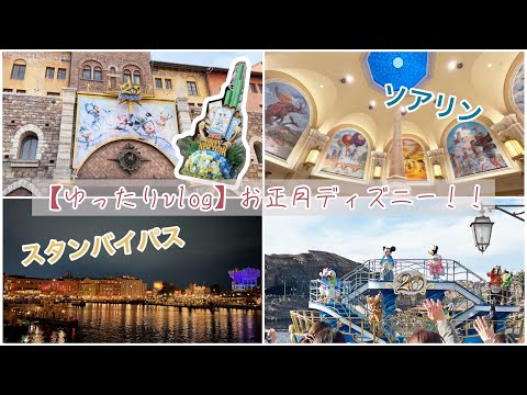 【ゆったりvlog】お正月ディズニー！！ | スタンバイパス | ソアリン | アトラクション | ポップコーン | 東京ディズニーシー