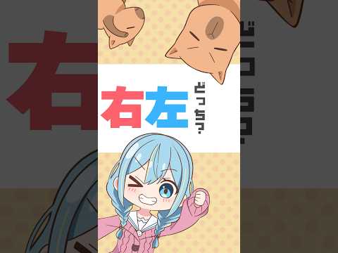 右左どっち？憧れのコスプレ姿になるはずが…… #vtuber #アニメーション #イラスト #shorts