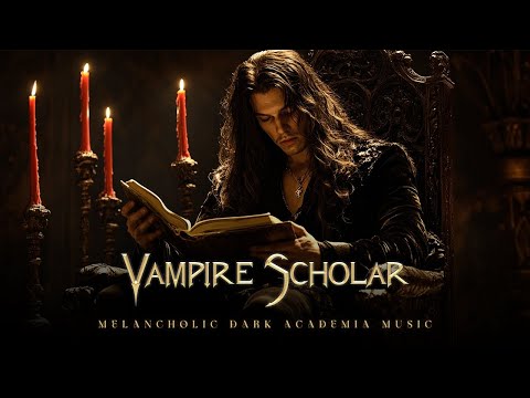 Vampire Scholar | Dark and Melancholic Piano for Eternal Nights | Dark Academia Study Music