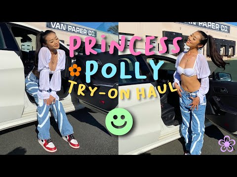 PRINCESS POLLY TRY-ON HAUL 🤍 YUH 🧸