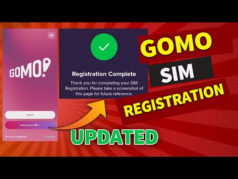 GOMO Sim Registration Updated With ID & Selfie Photos Upload Requirements #simcardregistration