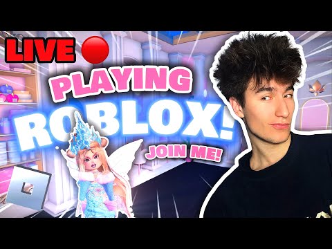 🛑LIVE! Playing ROBLOX! JOIN ME!