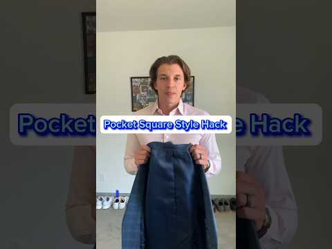 SECRET Pocket Square Hack! #menstyle #stylehacks #mensclothing