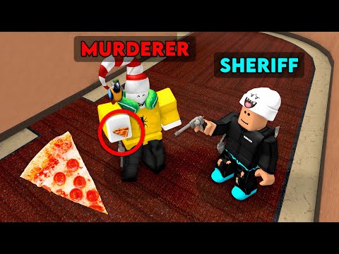 Trolling with CUSTOM KNIVES in Murder Mystery 2.. (Roblox Movie)