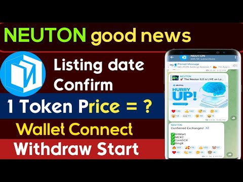 Big Airdrop : NEUTON | NEUTON Listing Confirm | NEUTON Airdrop | neutron