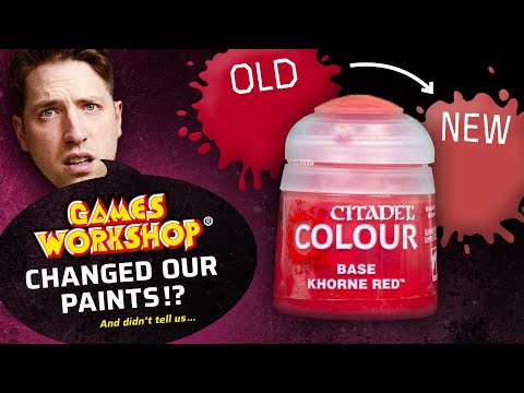 GW quietly cutting back on paint quality? The Citadel Colour conspiracy!