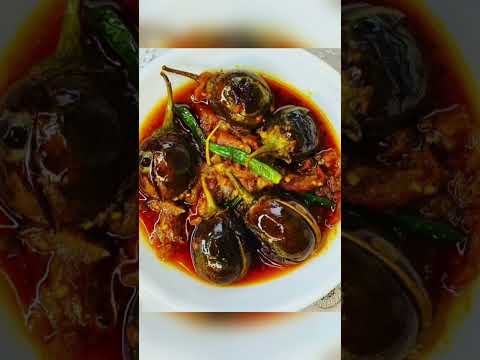 আচারী বেগুন🍆 #food #spicy #foodeating #eating #tiktok #asmr #bangali #nature #shorts