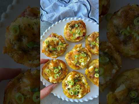 Smashed Potato Pizza Cups