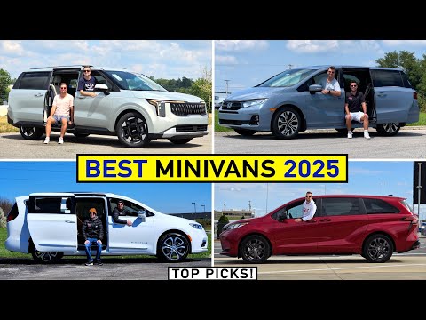 BEST Minivans for 2025 -- Our TOP PICKS After Reviewing ALL of Them!