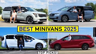 BEST Minivans for 2025 -- Our TOP PICKS After Reviewing ALL of Them!