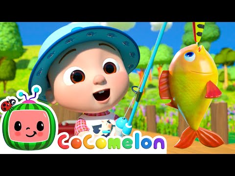 12345 Once I Caught A Fish Alive! 🐠 | CoComelon Kids Songs & Nursery Rhymes