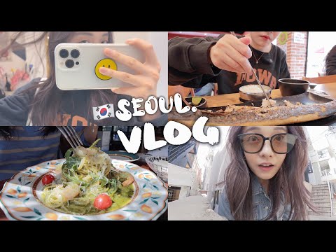 🇰🇷VLOG#40｜我又花2300染了个头发💇｜延南洞超级好吃的罗勒意面🌿🍝和不好吃的派｜民宿楼下意外发现的早餐店😯｜Seoul VLOG 2023