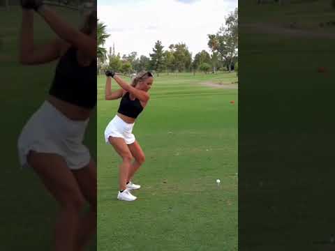 #golfshorts Golf swing basics | Golf swing slow motion | Golf girl hot women golf girls #golfgirl