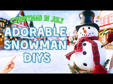 ⛄️ Dollar Tree Christmas DIYS 2024 | Snowman DIYS | Free Christmas Crafts