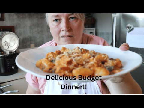 Budget-Friendly Dinner Creamy Chicken Gnocchi | Unboxing a special plant