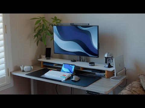 Modern Desk Setup Makeover | Cozy & Simple