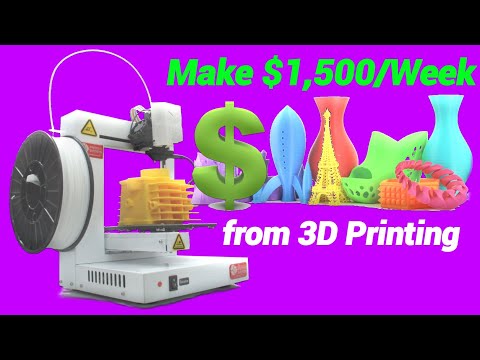 how to Make $1,500/Week from 3D Printing @UncleJessy @newmrmoney @AzadChaiwala