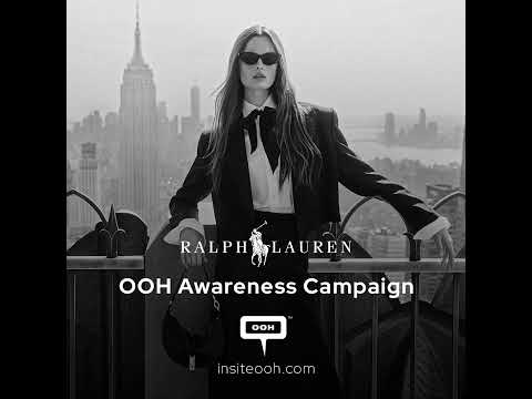 Lulu Tenney Poses for Ralph Lauren Holiday 2024 on Dubai's OOH