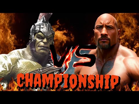 The Rock vs The Hulk wwe full match. wwe money in the bank match.