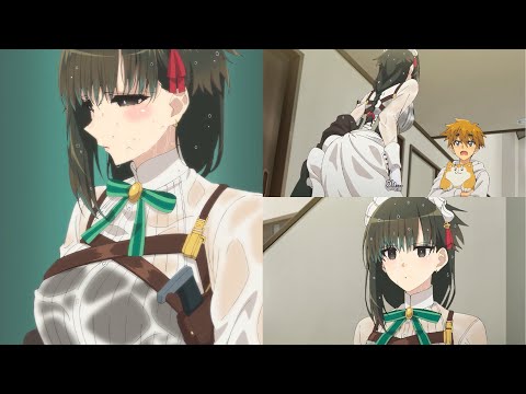 Yuki Clothes Get Soaked, Hitoyoshi Flustered 🥰😂 - Kimi Wa Meido-Sama Episode 11 あなたはサーヴァントさんです