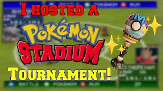 I hosted a Pokemon Stadium Tournament...