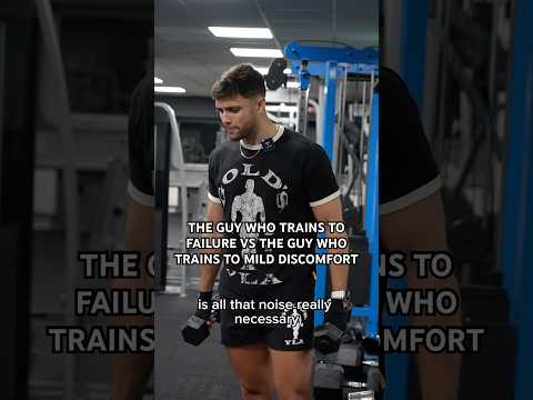 TRAINING TO FAILURE VS SUCCESS #shorts #short #viral #gym #fitness