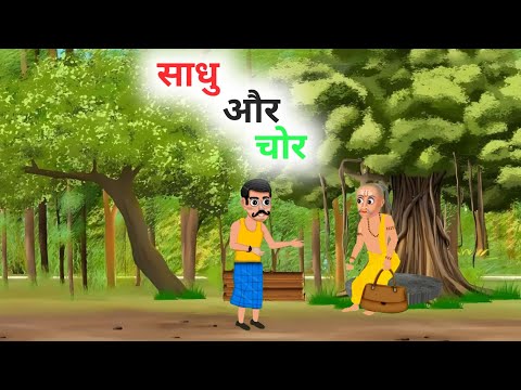 sadhu aur chor ki kahani | साधु और चोर की कहानी | moral story in hindi | kahani | kahaniya #cartoon