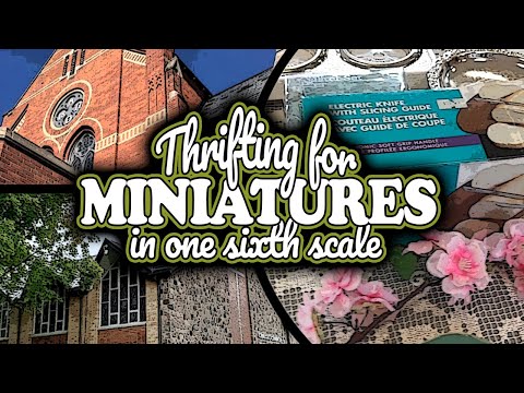 Thrifting at Church Rummage Sale and Trunk Sale for Miniatures in One Sixth Scale