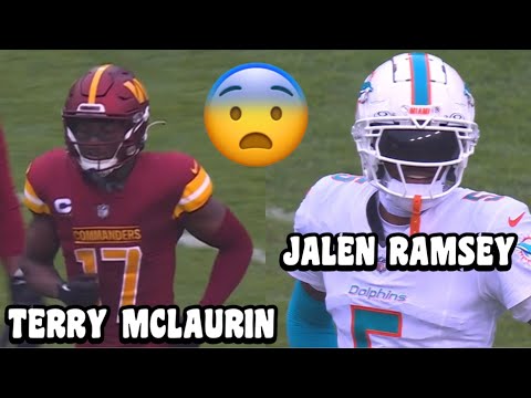 Terry McLaurin Vs Jalen Ramsey & Xavien Howard 😳 Dolphins Vs Commanders 2023 highlights (WR Vs CB)