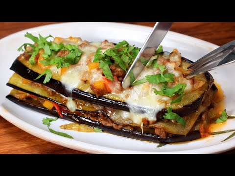 Don't cook eggplant until you see this recipe! Easy and Cheap Eggplant Beef Recipe