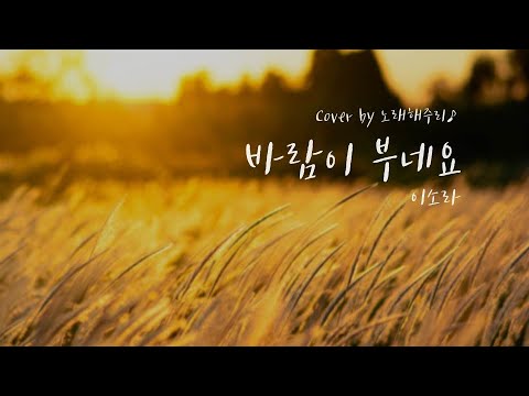 바람이 부네요 - 이소라 | 슬기로운 의사생활 OST (Cover by 노래해주리♪)