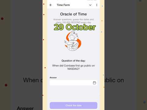 Oracle of time 29 October Time farm #combo #29october2024  #oracleoftime #answer #daily #today