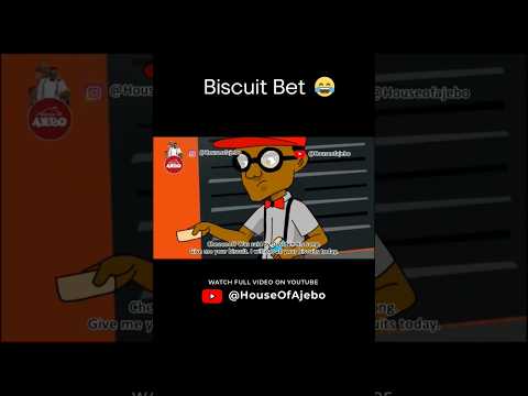 Tegwolo wins biscuit bet 🤣  #animation #skit #houseofajebo #games