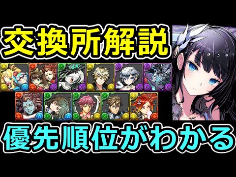 【12体の交換優先度がわかる】ガンコラ交換所解説！優秀な武器が多め！【パズドラ】